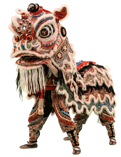 Un león de la Danza tradicional china Danza del León