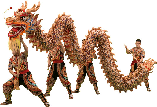 un dragon de la danza china