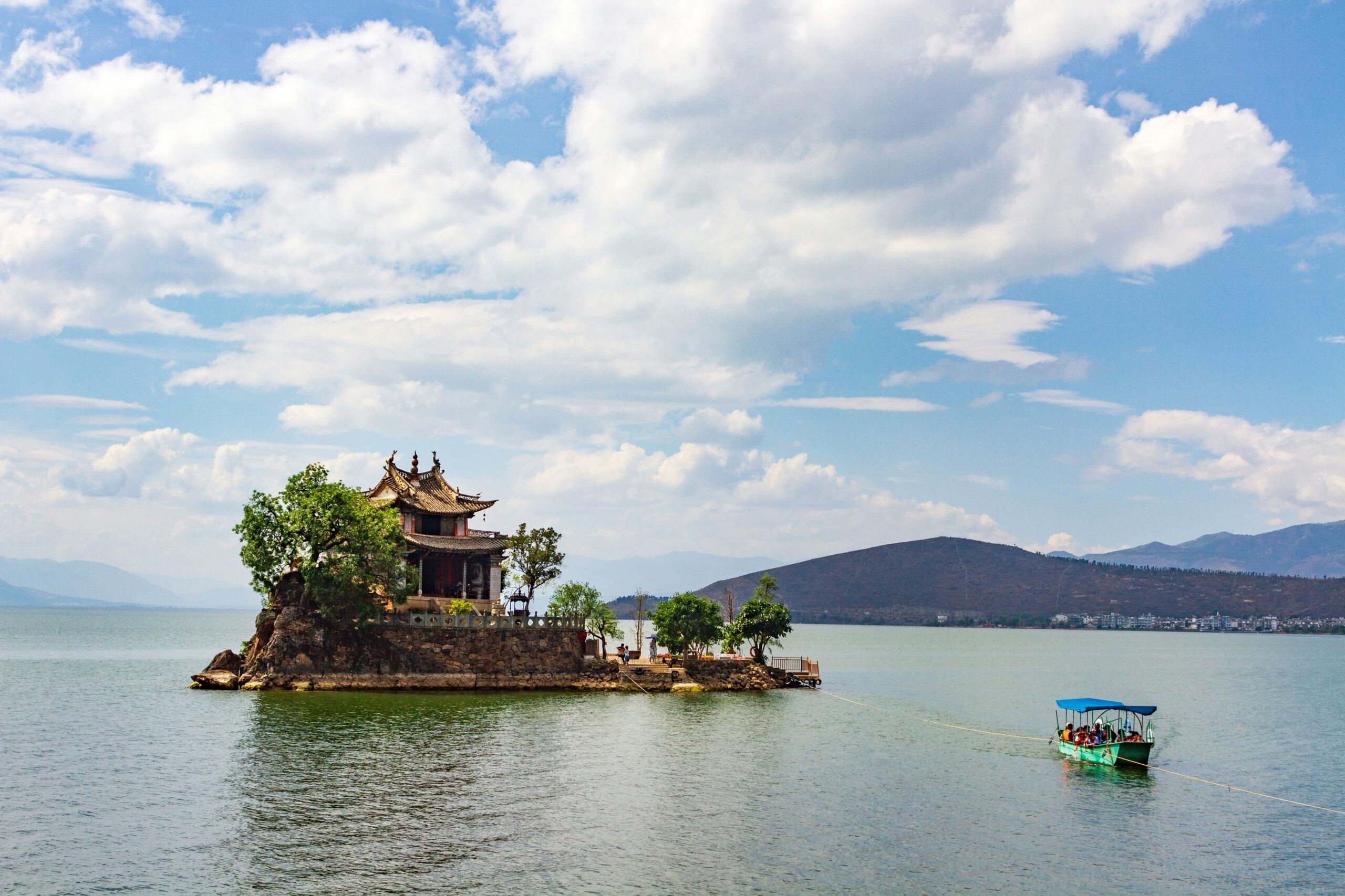una hermosa isla en yunnan