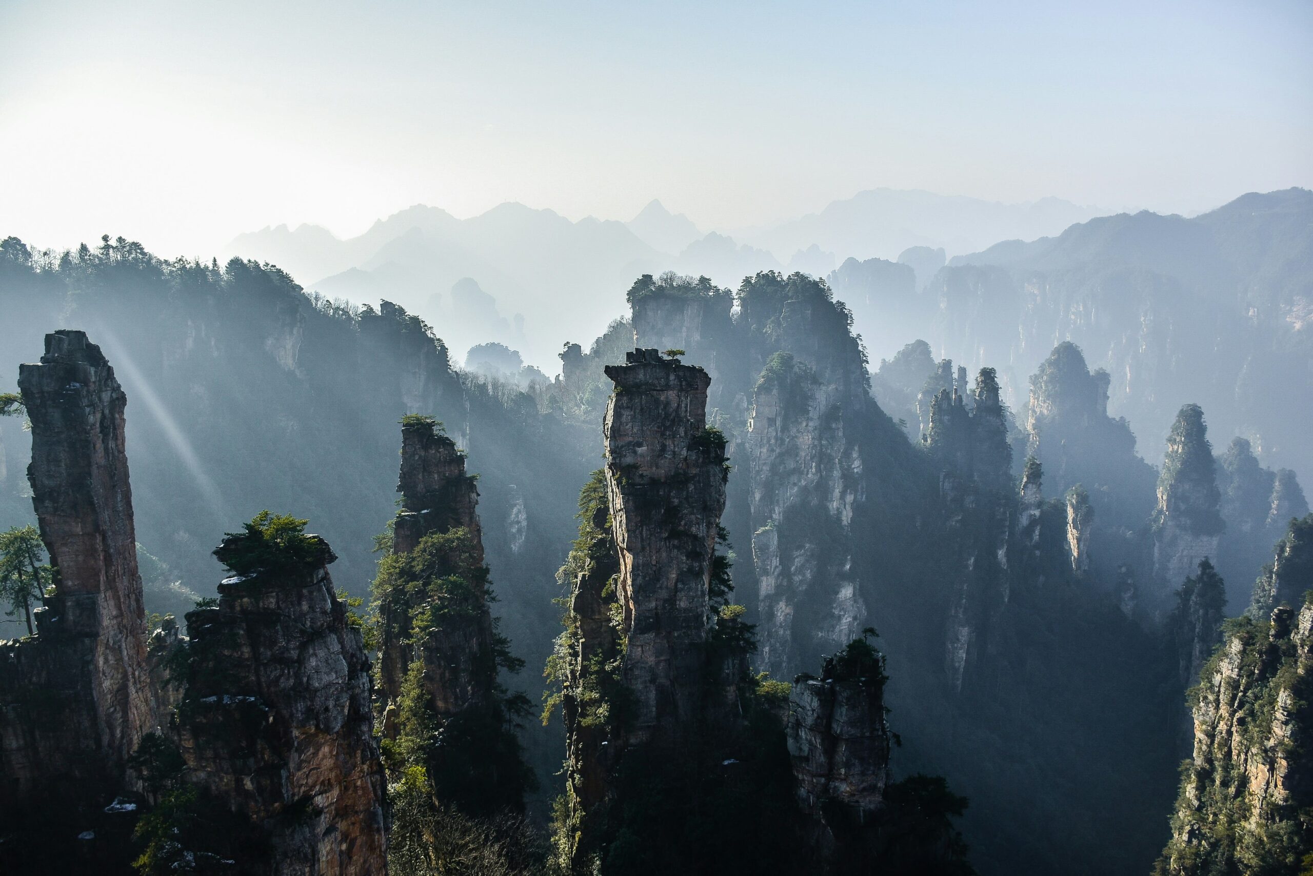 montañas impresionantes de china